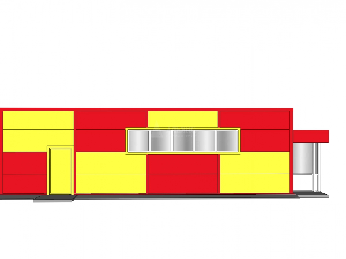 3D визуализация Магазин из сэндвич-панелей - фото 5
