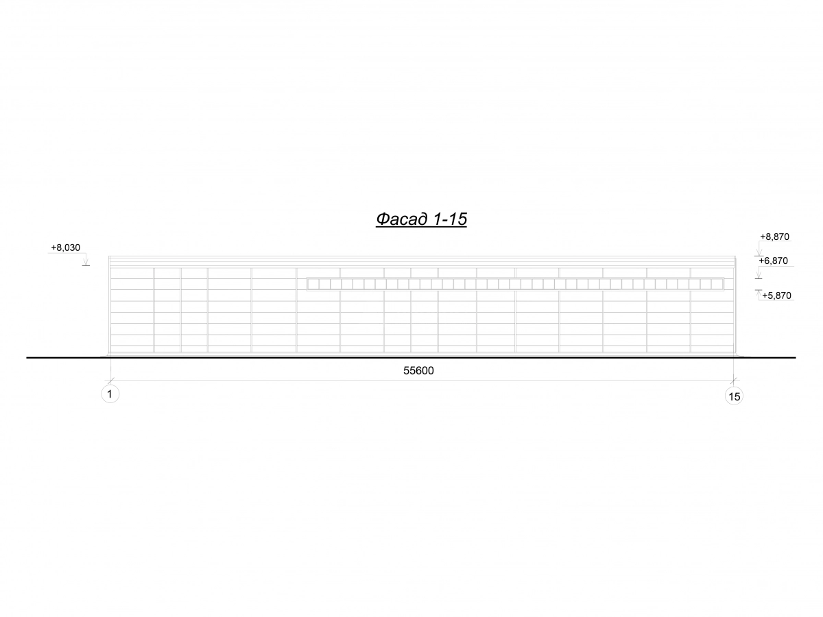 Планировка Каркасный склад из сэндвич-панелей -  фото 2